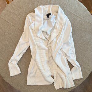 3X INC White Cardigan